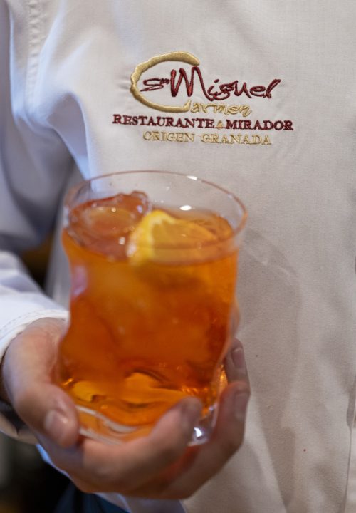 Fotografía de coctelería Carmen San Miguel - Restaurante Mirador Origen Granada
