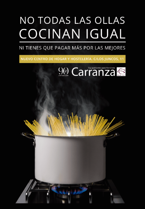 Fotografía publicitaria de olla para hostelería - Carranza equipamiento Granada